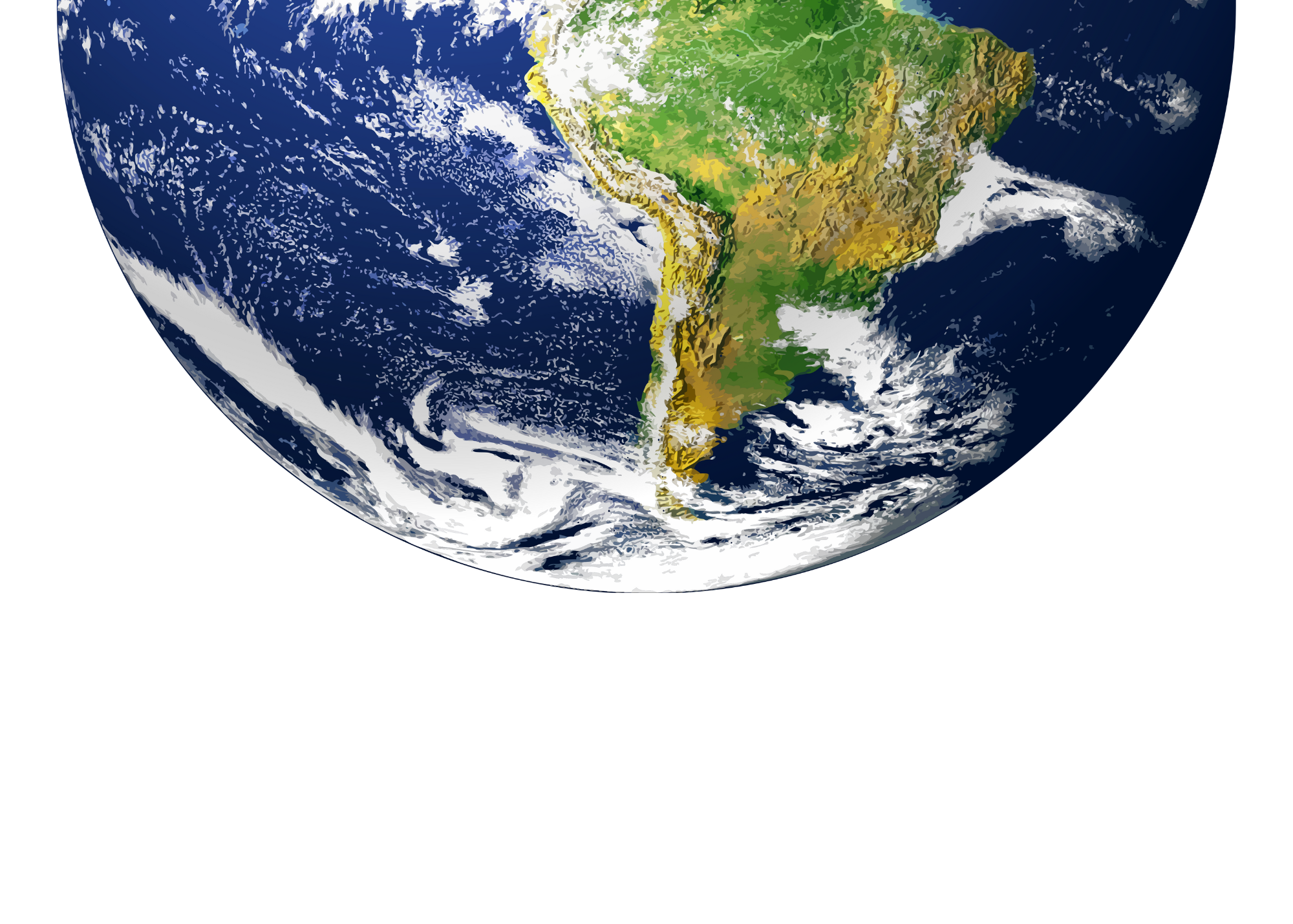 Bottom Half of Earth